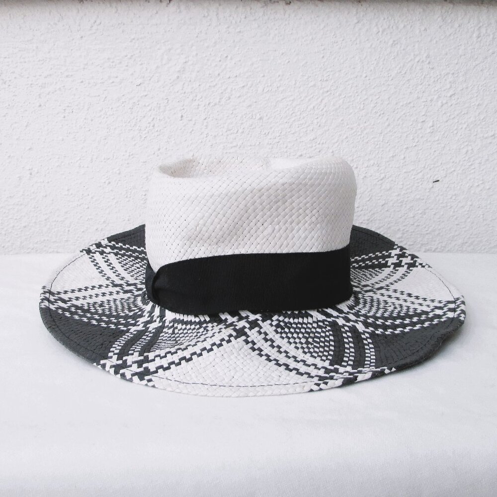 Maison Pholya straw fedora hat O/S